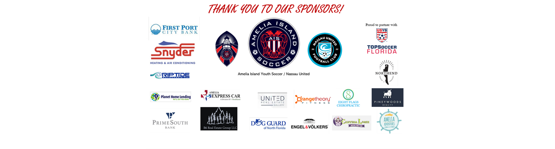 Thank You Sponsors!